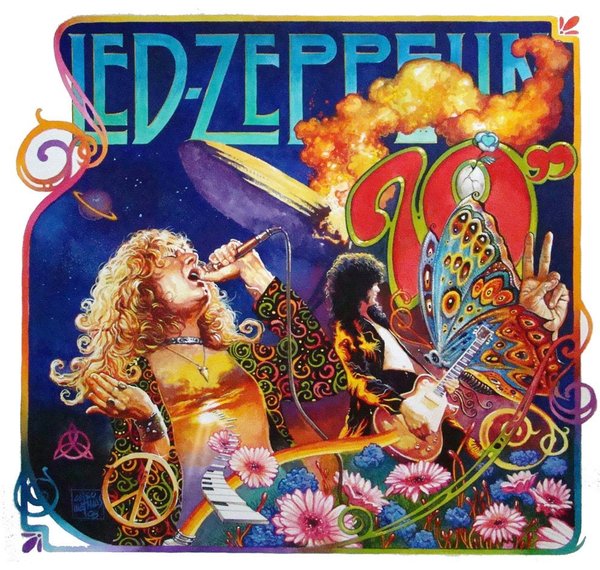 Led Zeppelin Psychedelic
